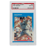 Tom Seaver Slabbed 1987 Fleer Glossy Card #45 Mint 9 PSA/DNA - Sports Integrity