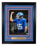 Tommy Devito Signed Framed 11x14 New York Giants Italian Hand Photo BAS ITP