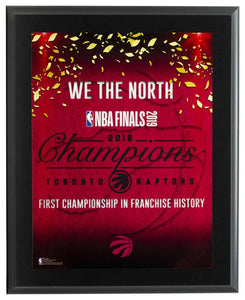 Toronto Raptors 2019 NBA Champions Plaque - Sports Integrity