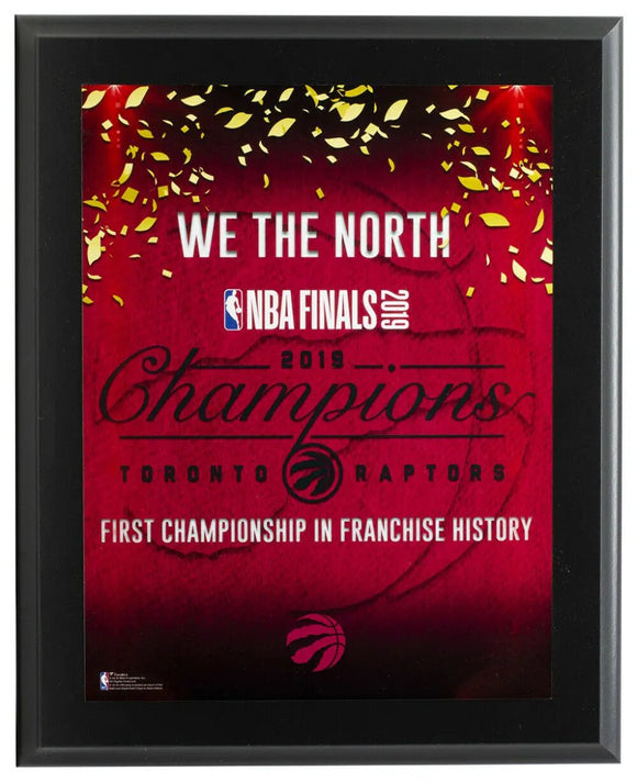 Toronto Raptors 2019 NBA Champions Plaque - Sports Integrity