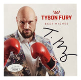 Tyson Fury Signed 5x5 CD Insert JSA - Sports Integrity