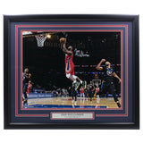 Zion Williamson Signed Framed 16x20 Pelicans Basketball Dunk Photo Fanatics - Sports Integrity