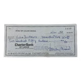 Stan Musial St. Louis Cardinals Signed Bank Check #1438 BAS - Sports Integrity