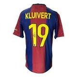 Patrick Kluivert Signed Barcelona FC Nike Soccer LG Jersey BAS - Sports Integrity