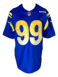 Aaron Donald Signed Los Angeles Rams Blue Nike Limited Jersey BAS ITP - Sports Integrity