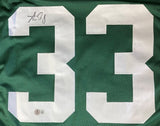 Aaron Jones Green Bay Signed Green Football Jersey BAS ITP - Sports Integrity