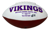 Aaron Jones Signed Minnesota Vikings Logo Football BAS ITP - Sports Integrity