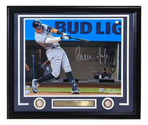 Aaron Judge Signed Framed 16x20 New York Yankees Photo Fanatics - Sports Integrity