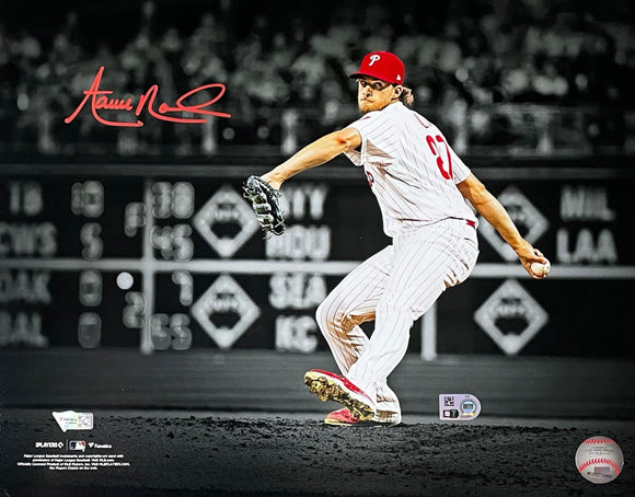 Aaron Nola Signed Philadelphia Phillies 11x14 Spotlight Photo Fanatics - Sports Integrity