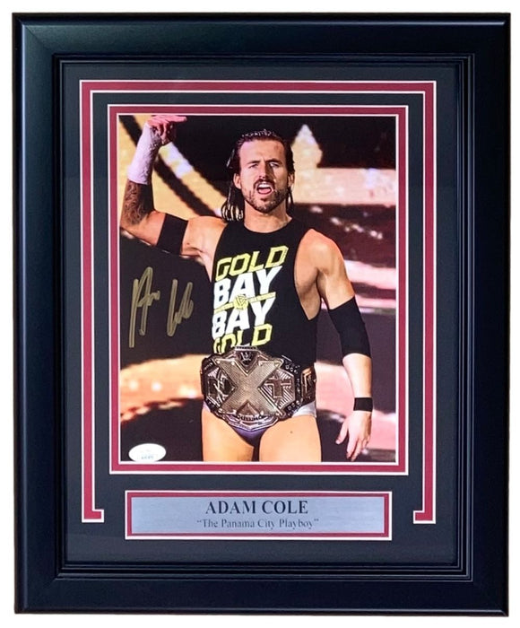 Adam Cole Signed Framed 8x10 WWE NXT Photo JSA - Sports Integrity