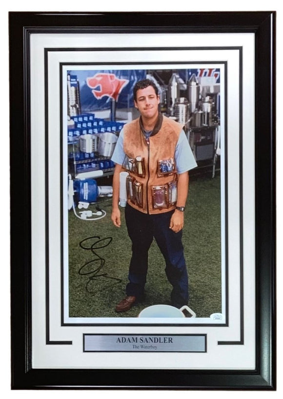 Adam Sandler Signed Framed 11x17 The Waterboy Photo JSA - Sports Integrity