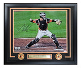 Adley Rutschman Signed Framed 16x20 Baltimore Orioles Throwing Fanatics - Sports Integrity