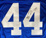 Ahmad Bradshaw New York Signed Blue Football Jersey JSA Hologram - Sports Integrity