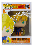 Ian James Corlett Signed DragonBall Z Super Saiyan Goku Funko Pop #860 JSA 912