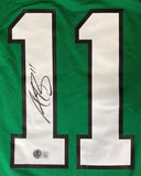 AJ Brown Signed Philadelphia Eagles Kelly Green Nike Game Replica Jersey BAS - Sports Integrity