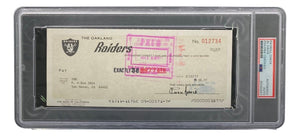 Al Davis Signed Oakland Raiders Personal Bank Check #12734 PSA/DNA - Sports Integrity