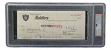 Al Davis Signed Oakland Raiders Bank Check #13492 PSA/DNA Gem MT 10 - Sports Integrity