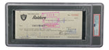 Al Davis Signed Oakland Raiders Bank Check #15905 PSA/DNA Gem MT 10 - Sports Integrity