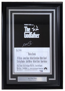 Al Pacino Signed Framed 11x17 The Godfather Photo Fanatics - Sports Integrity