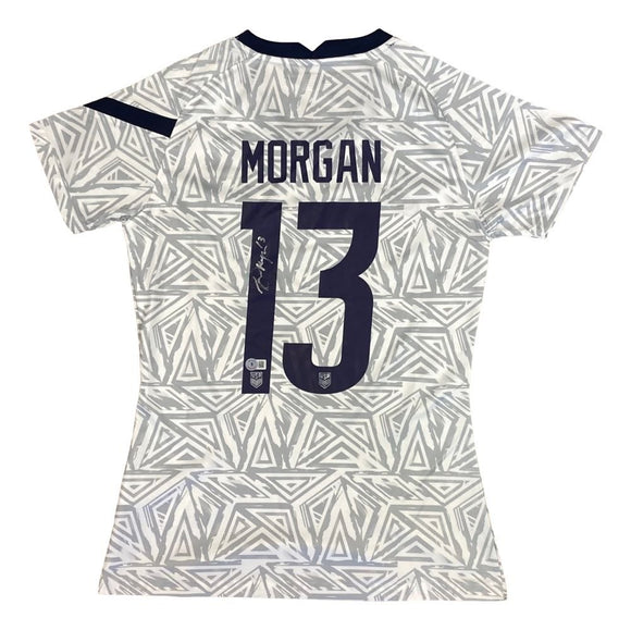 Alex Morgan Signed 2021/22 Nike USA Women's Pre - Match Soccer Jersey BAS BAS BL59988 - Sports Integrity