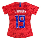 Alex Morgan Signed 2019/20 Nike USA Women's Champions Medium Soccer Jersey BAS - Sports Integrity