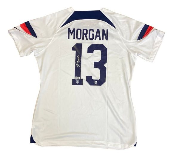 Alex Morgan Signed 2023 Nike USA Women's Home Soccer Jersey BAS - Sports Integrity