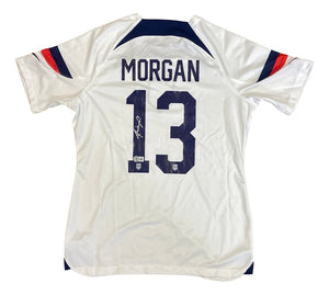 Alex Morgan Signed 2023 Nike USA Women's Home Medium Soccer Jersey BAS - Sports Integrity