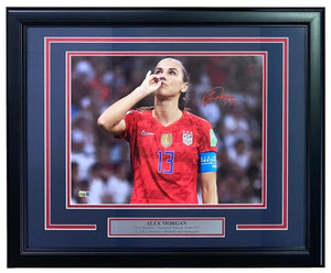 Alex Morgan Signed Framed 11x14 USA Women's Soccer Photo Steiner CX - Sports Integrity