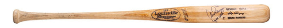 Alex Rodriguez Signed Texas Rangers Game Used Louisville Bat Game Used Insc PSA - Sports Integrity