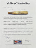 Alex Rodriguez Signed Texas Rangers Game Used Louisville Bat Game Used Insc PSA - Sports Integrity