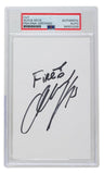 Alicia Keys Slabbed Signature Cut Fire! Inscribed PSA/DNA - Sports Integrity