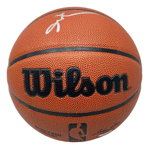 Allen Iverson 76ers Signed In Silver Wilson NBA I/O Replica Basketball JSA ITP - Sports Integrity