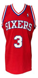 Allen Iverson Signed Philadelphia 76ers 2002 - 03 M&N HWC Swingman Jersey JSA ITP - Sports Integrity