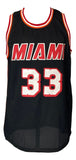 Alonzo Mourning Miami Signed Black Basketball Jersey JSA ITP - Sports Integrity