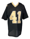 Alvin Kamara New Orleans Signed Black Football Jersey 2 BAS - Sports Integrity