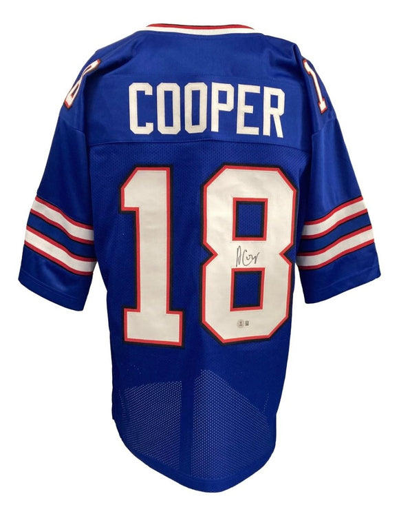 Amari Cooper Buffalo Signed Blue Football Jersey BAS ITP - Sports Integrity