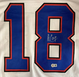 Amari Cooper Buffalo Signed White Football Jersey BAS ITP - Sports Integrity