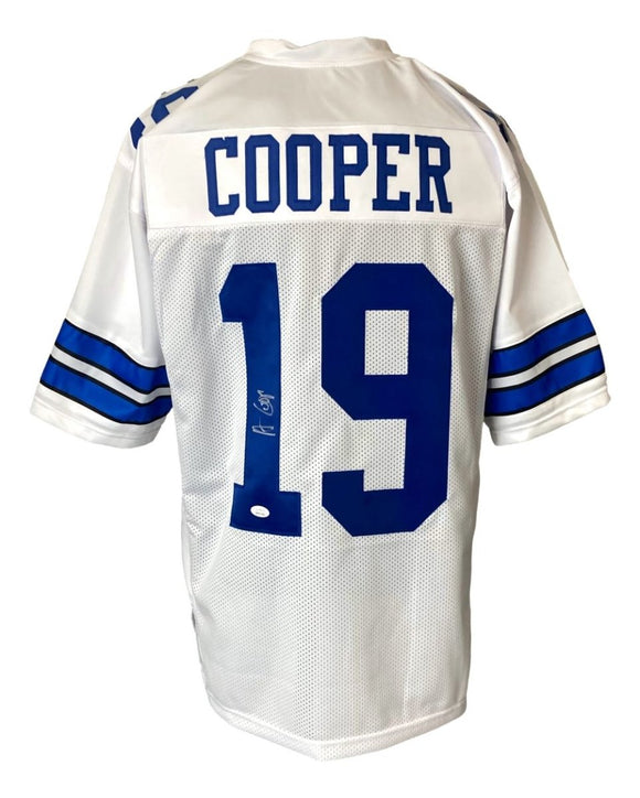 Amari Cooper Dallas Signed White Football Jersey JSA ITP - Sports Integrity