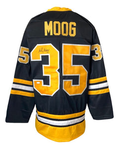 Andy Moog Boston Signed Black Hockey Jersey Sports Integrity - Sports Integrity