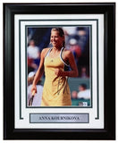 Anna Kournikova Signed Framed 8x10 Tennis Photo BAS - Sports Integrity