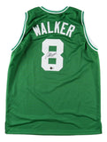 Antoine Walker Boston Signed Green Basketball Jersey BAS - Sports Integrity