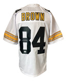 Antonio Brown Pittsburgh Signed White Football Jersey JSA - Sports Integrity