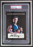 Arnold Schwarzenegger Signed Framed Slabbed 5x7 Commando Photo PSA/DNA - Sports Integrity