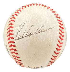 Richie Ashburn Rick Wise Al Holland Signed Official NL Baseball BAS AC22621 - Sports Integrity