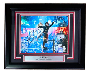 Asuka Signed Framed 8x10 WWE Photo Fanatics - Sports Integrity