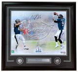 Nick Foles Signed Framed 16x20 Eagles SB52 Philly Special Collage Photo Fanatics