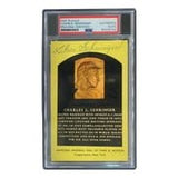 Charlie Gehringer Signed 4x6 Detroit Tigers HOF Plaque Card PSA/DNA 85025742 - Sports Integrity