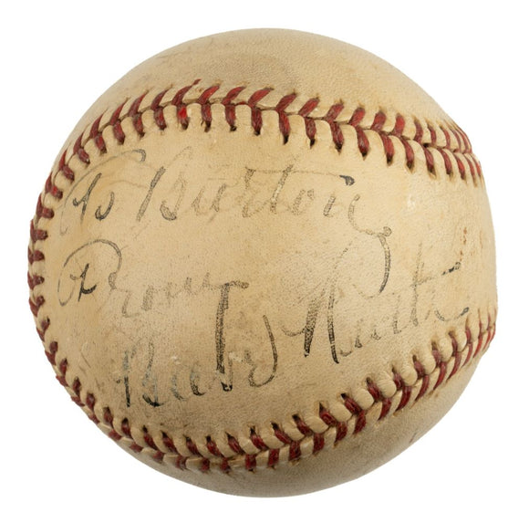 Babe Ruth New York Yankees Signed National League Baseball PSA/DNA C53009 - Sports Integrity