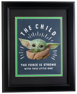 Baby Yoda Framed 8x10 The Child Photo - Sports Integrity