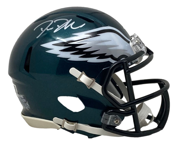 Big Dom DiSandro Signed Philadelphia Eagles Mini Speed Helmet BAS